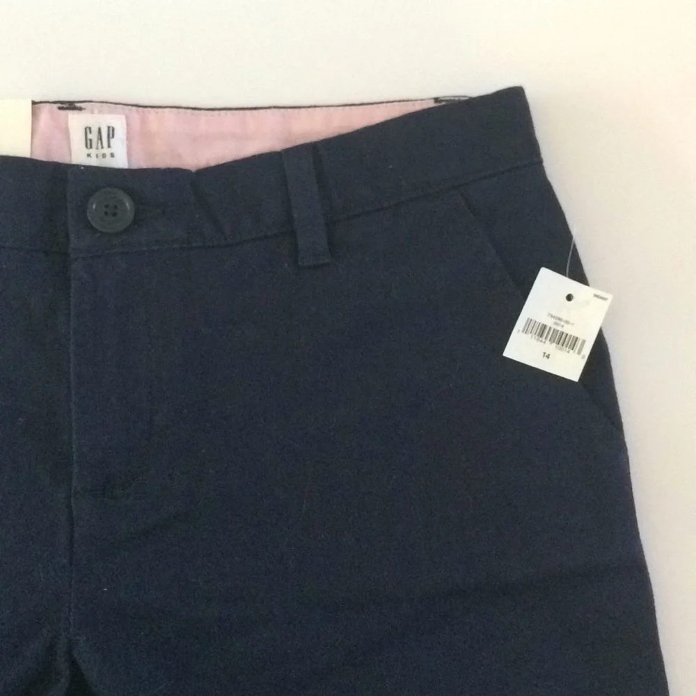 Gap Kids Navy Blue Classic Chino Bermuda‎ Shorts